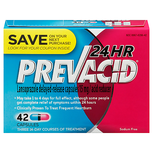 Prevacid Capsules 15 Mg 24 HR Acid Reducer