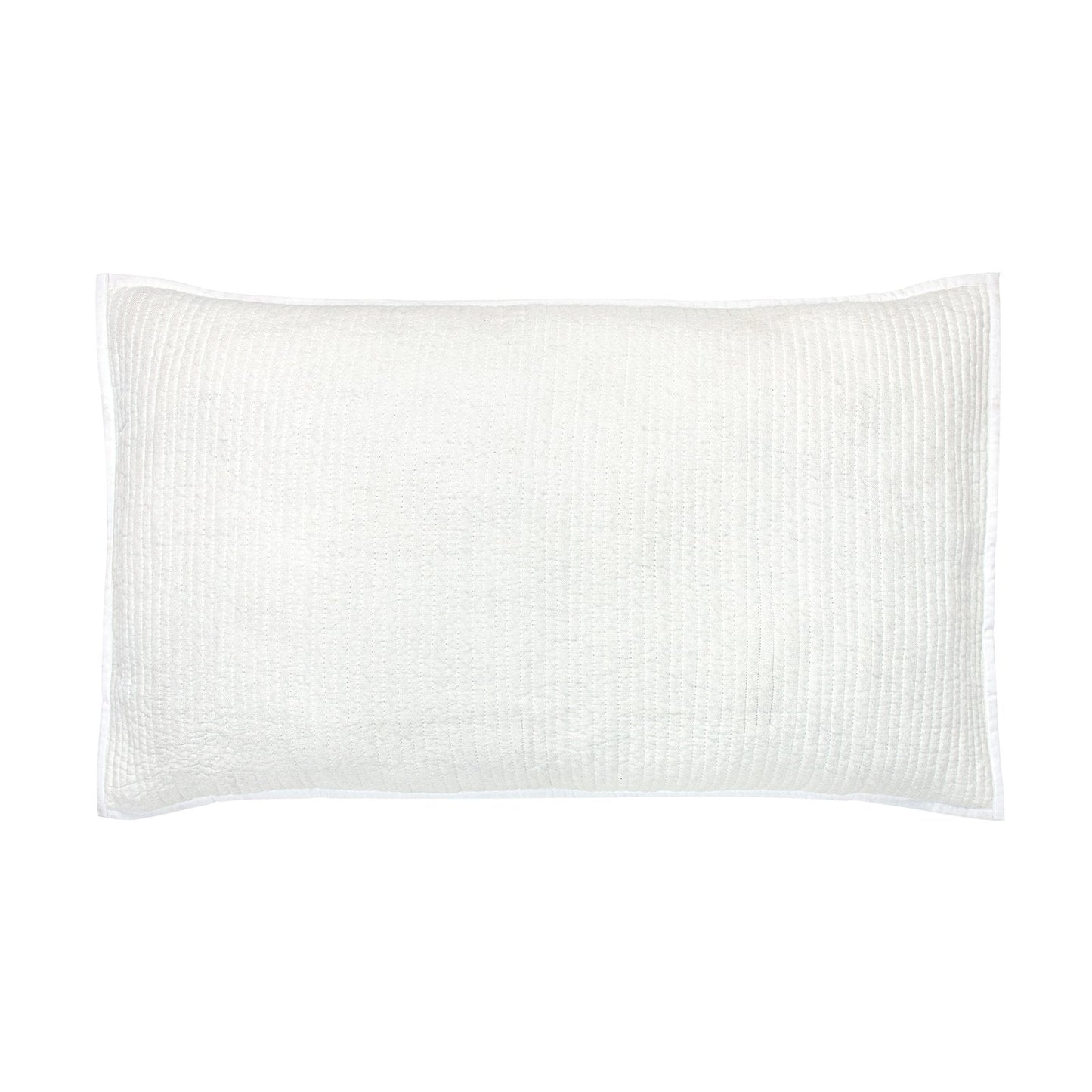 Teddy Natural Linen Coverlet Sham