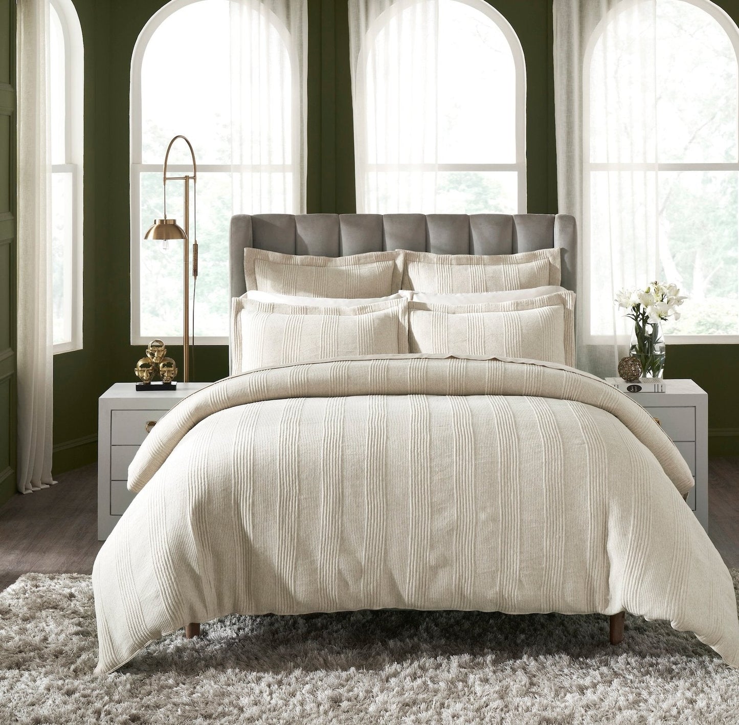 Savoy Quilted Jersey Duvet Cover