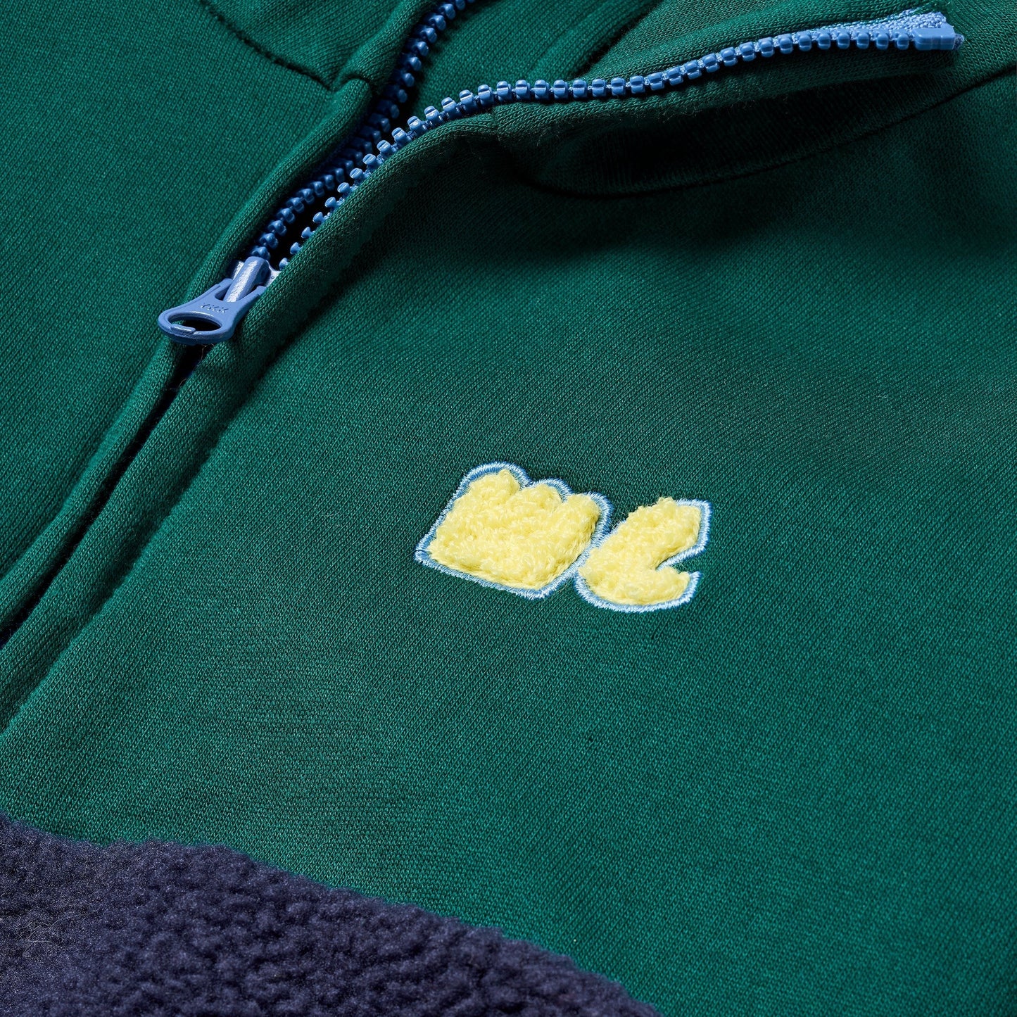 Navy Sherpa Zip Up