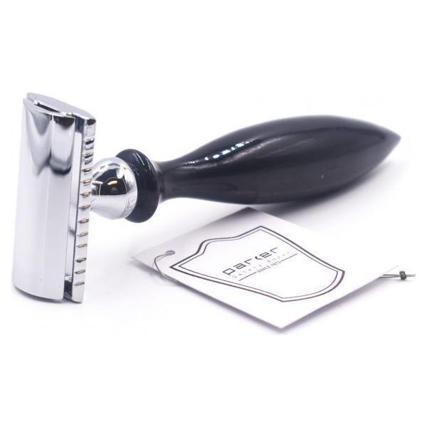 Parker 12R Buffalo Horn Handle Safety Razor