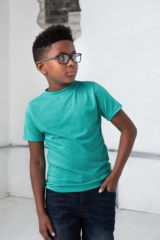 Youth Eco-Triblend Short Sleeve Tee (Fashion Colors) - Osadia Concept Store