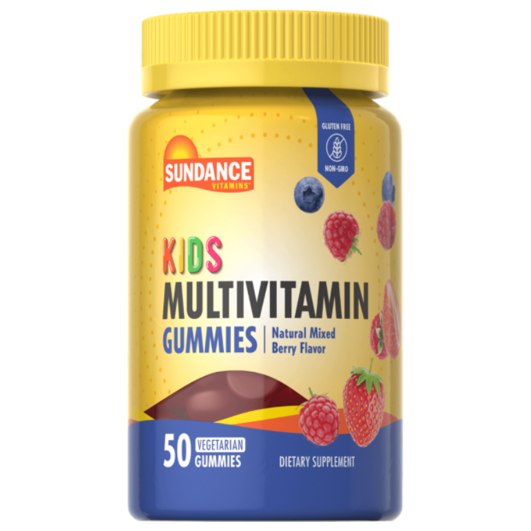 Sundance Vitamins Multivitamínico Kids, 50 Gomas Sabor Frutas Vermelhas