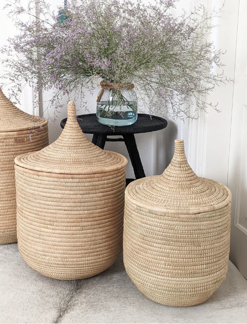 Phiri Woven Basket With Lid