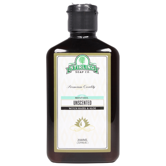 Stirling Soap Co. Unscented with Menthol Witch Hazel & Aloe 200 ml