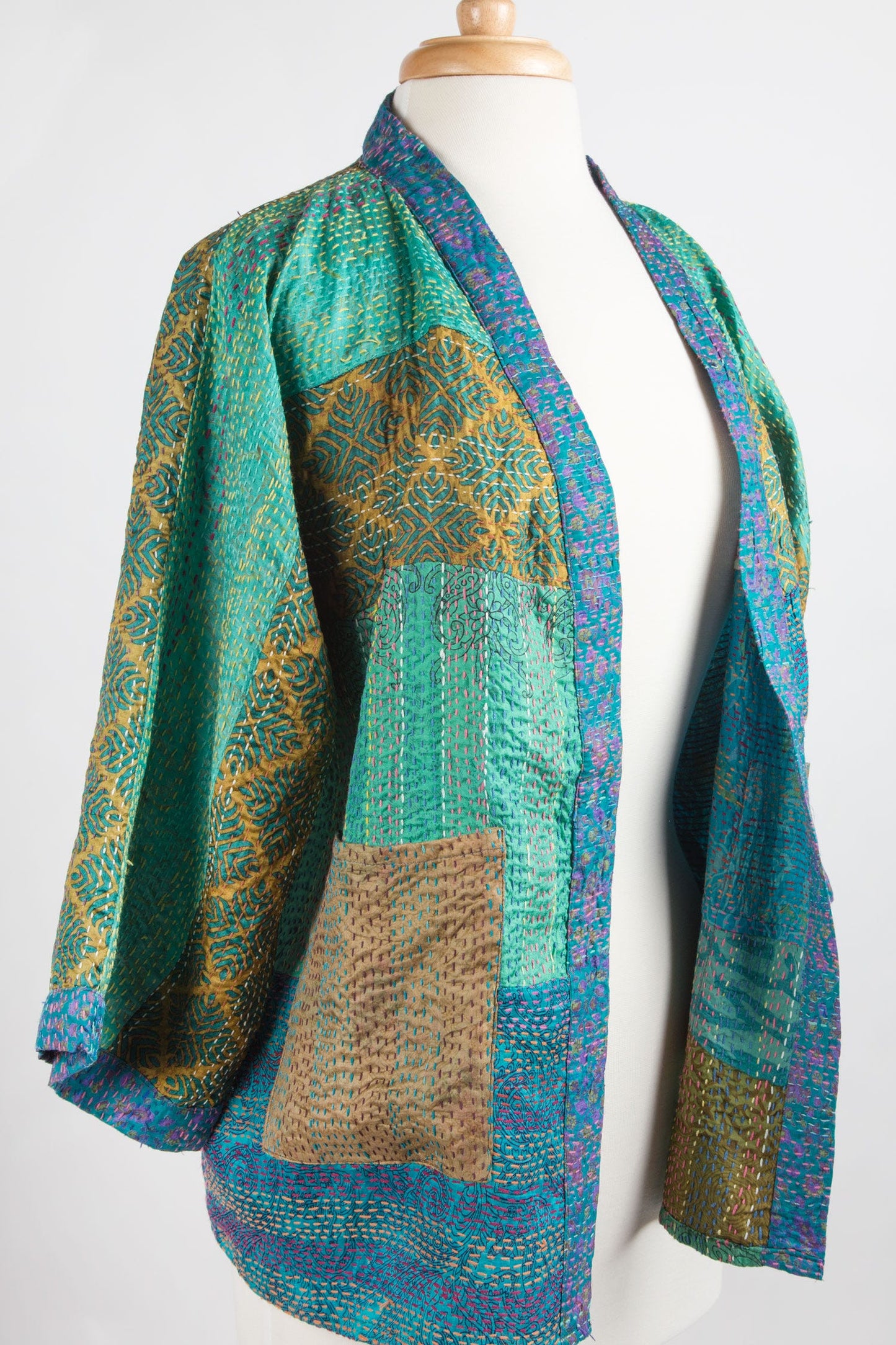 Patchwork Sari Topper