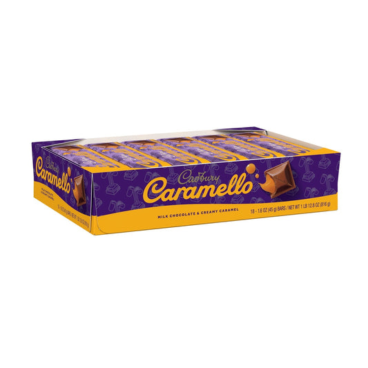 Cadbury Caramello Candy Bars - 18ct Display Box