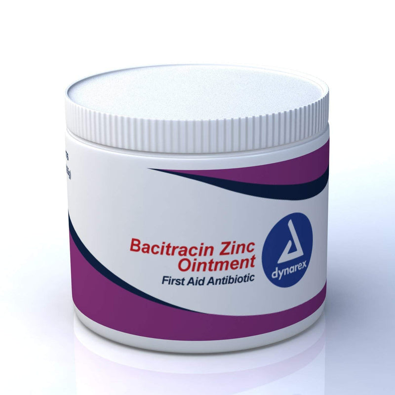 Dynarex Bacitracin Zinc First Aid Antibiotic Ointment 15 Ounce Jar