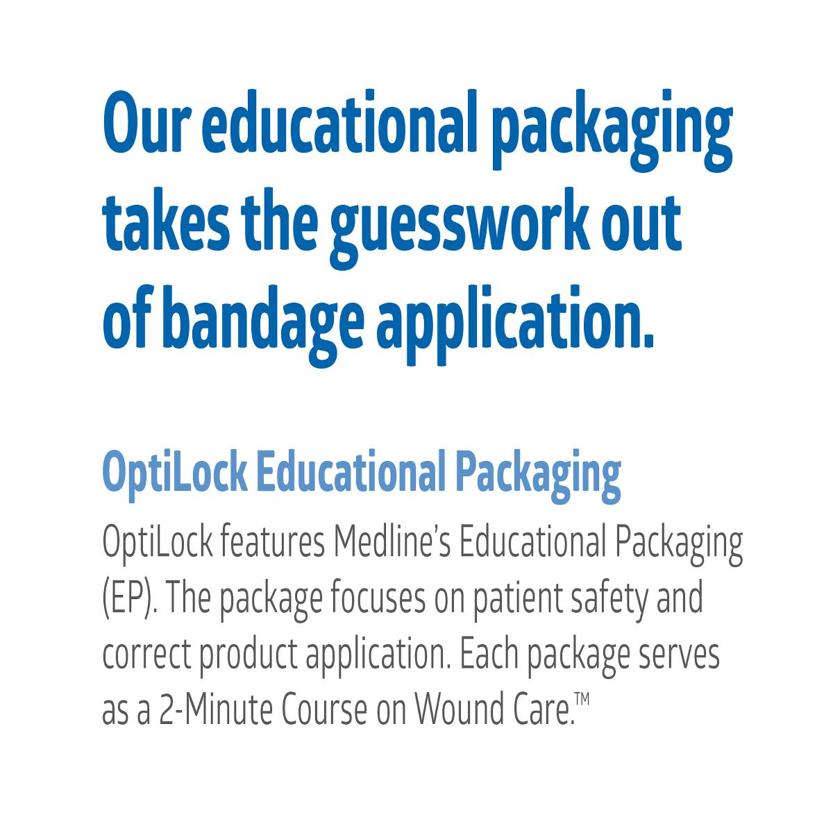 Medline OptiLock Nonadhesive Super Absorbent Wound Dressings