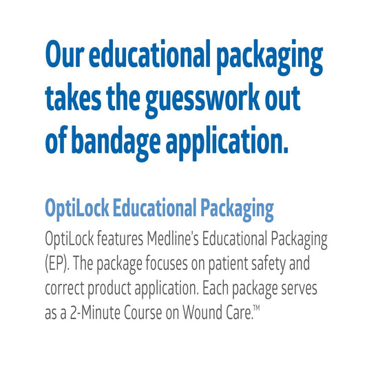 Medline OptiLock Nonadhesive Super Absorbent Wound Dressings
