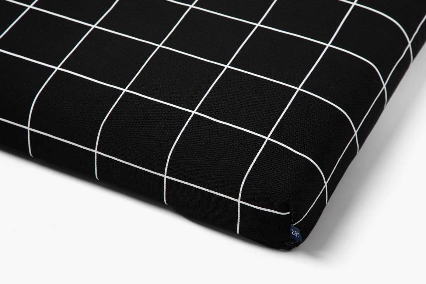 Black Grid | Luxury Dog Bed or Bed Cover