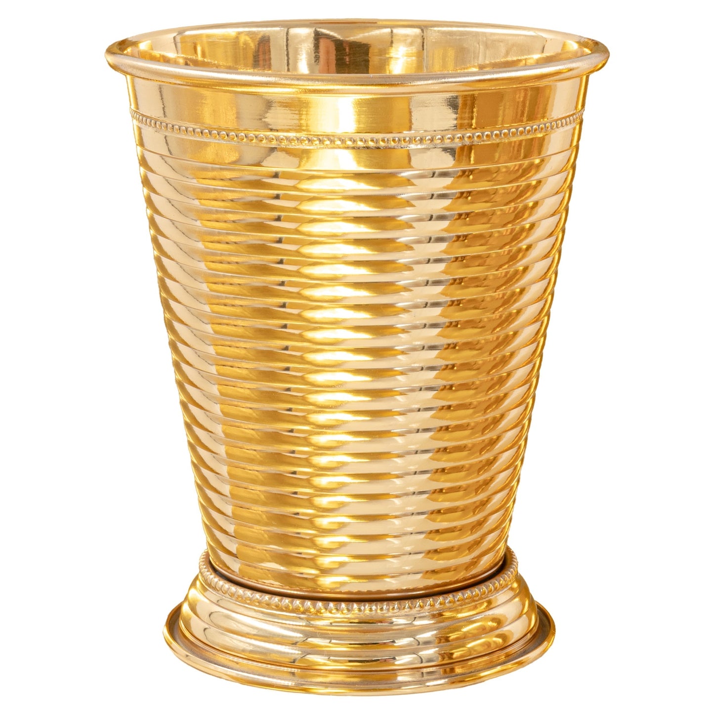 Fluted 24K Gold Plate Julep