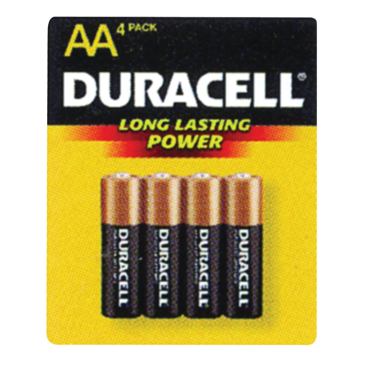Duracell Coppertop AA Batteries - 4 Pack Alkaline Battery