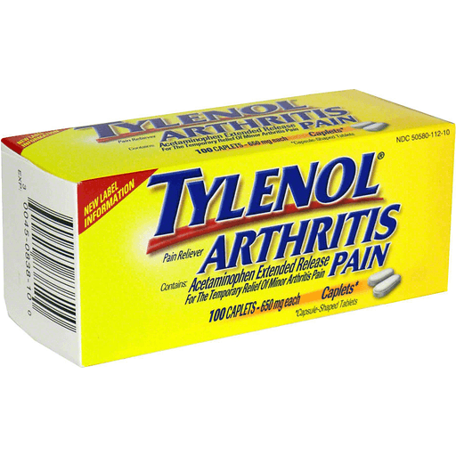Tylenol 8 Hr Arthritis 650 Mg Pain Relief Tablets