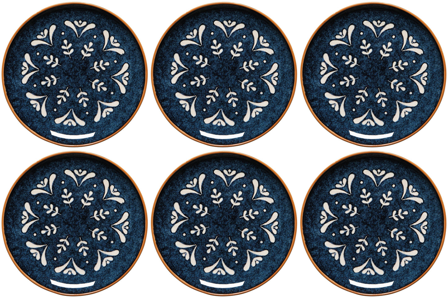 Set of 6 Nightbloom Appetizer Plate 6.5 inch