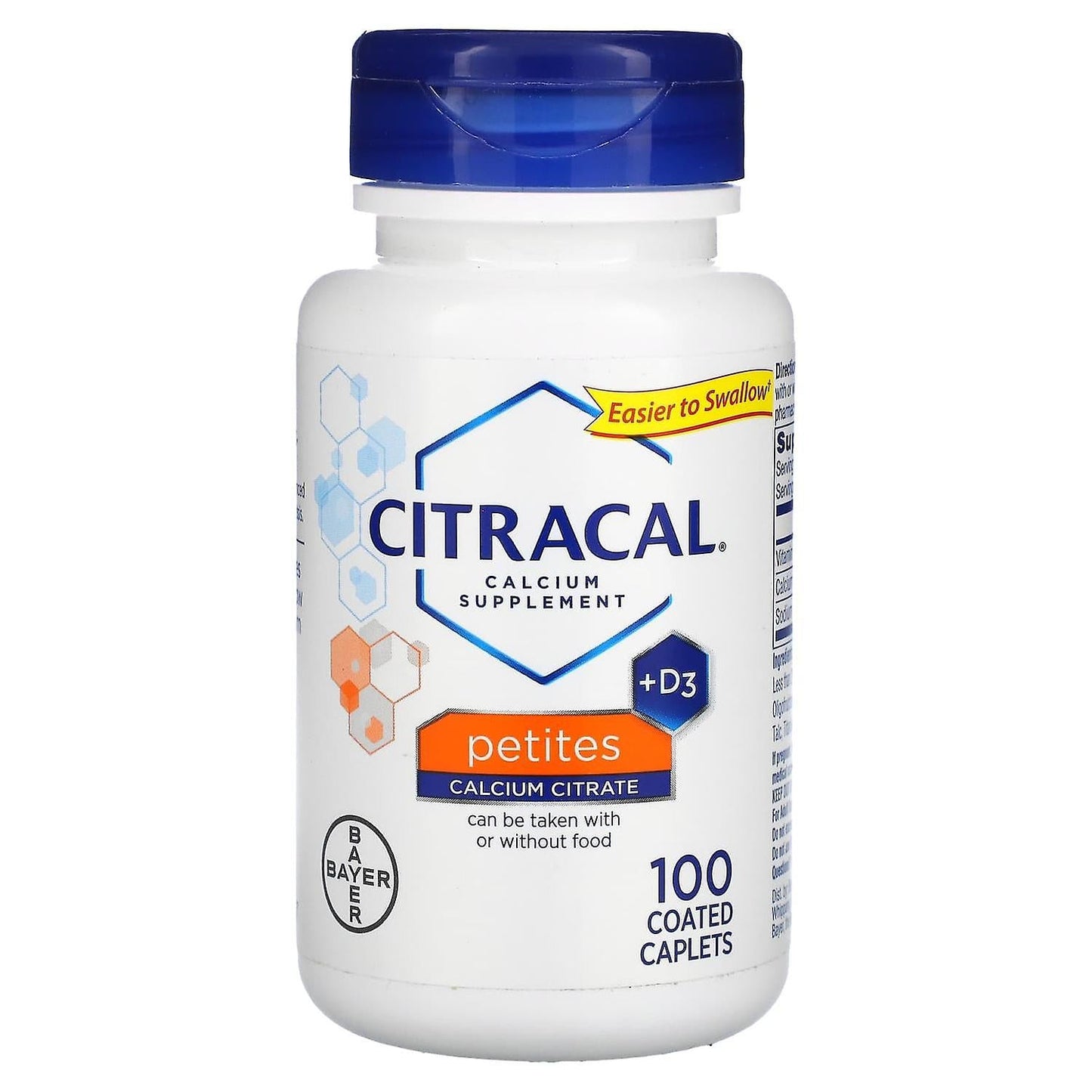 Citracal Calcium Citrate + D3 Coated Tablets Petites