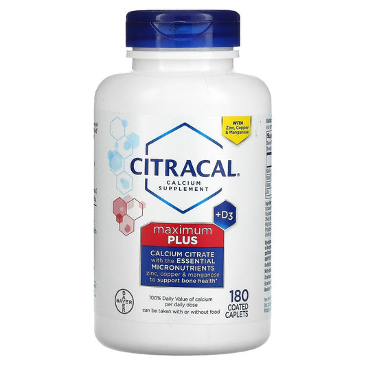 Citracal Maximum Plus Calcium Citrate, +D3, Coated Caplets