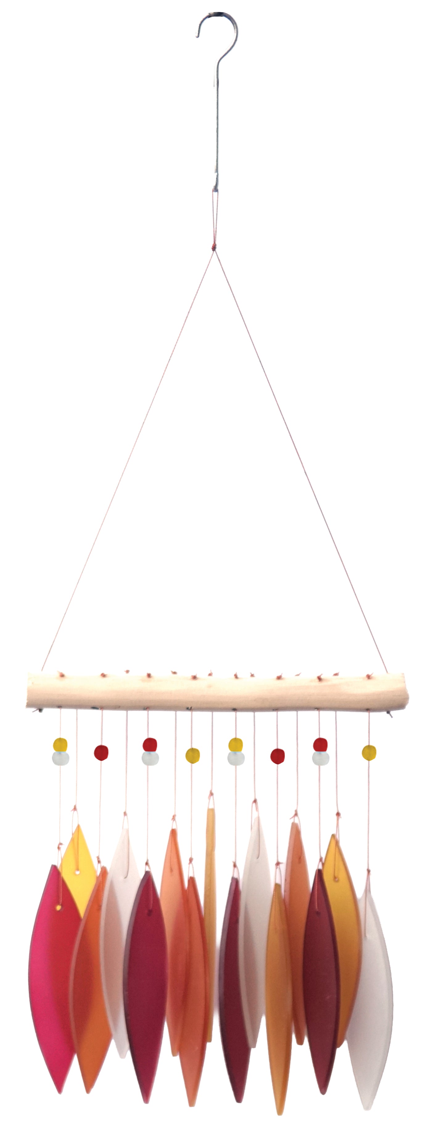 Featherline, Tequila Sunrise Sea Glass Wind Chime