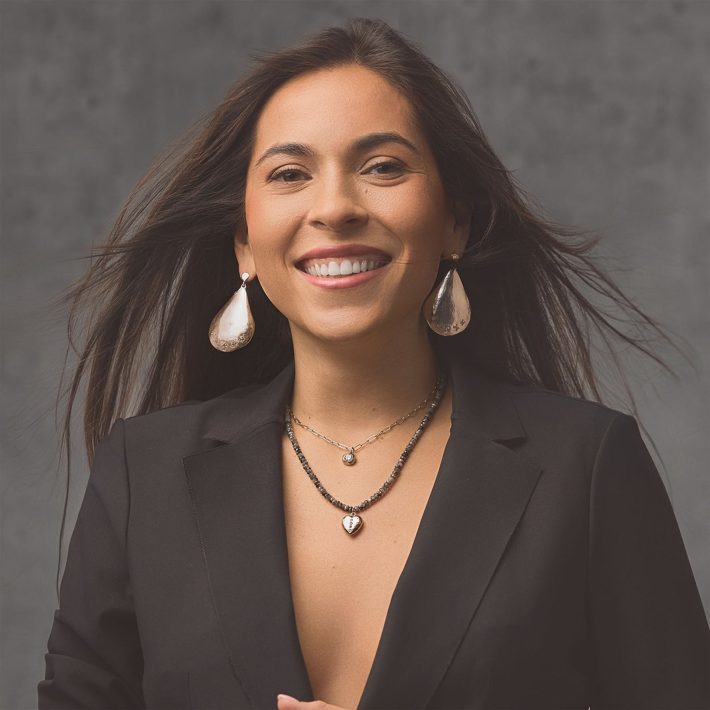 Shining Love, Night Sky Bronze Necklace