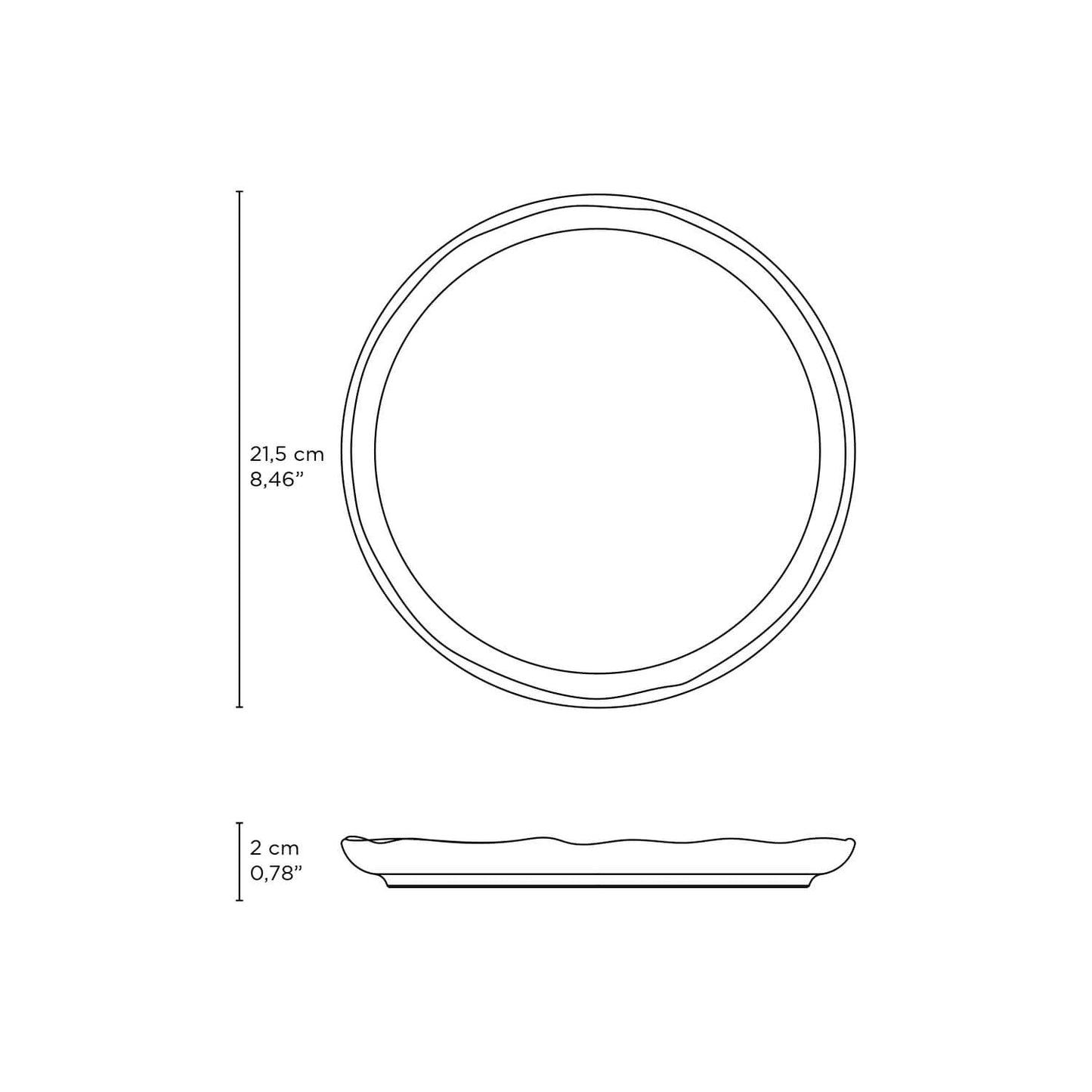 Dessert Plate Set of 4