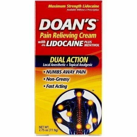 Doan's Pain Relieving Cream, Dual Action, Maximum Strength