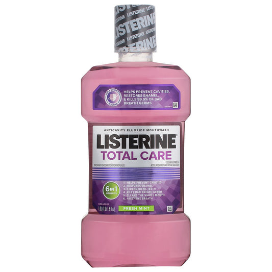 Listerine Total Care Mouthwash, Anticavity, Fluoride, Fresh Mint