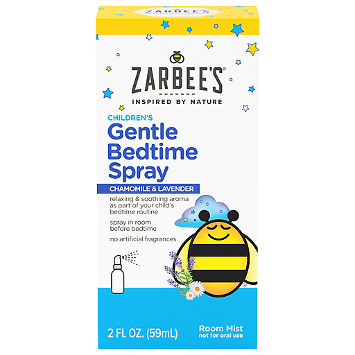 Zarbee's Bedtime Spray, Gentle, Chamomile Lavender 2 Fl Oz