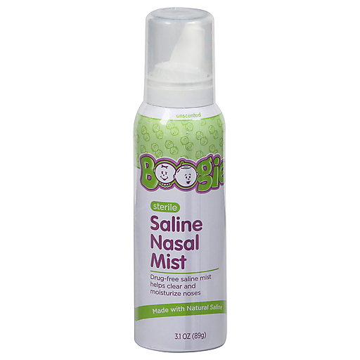 Boogie Mist Unscented Sterile Saline Spray - 3oz
