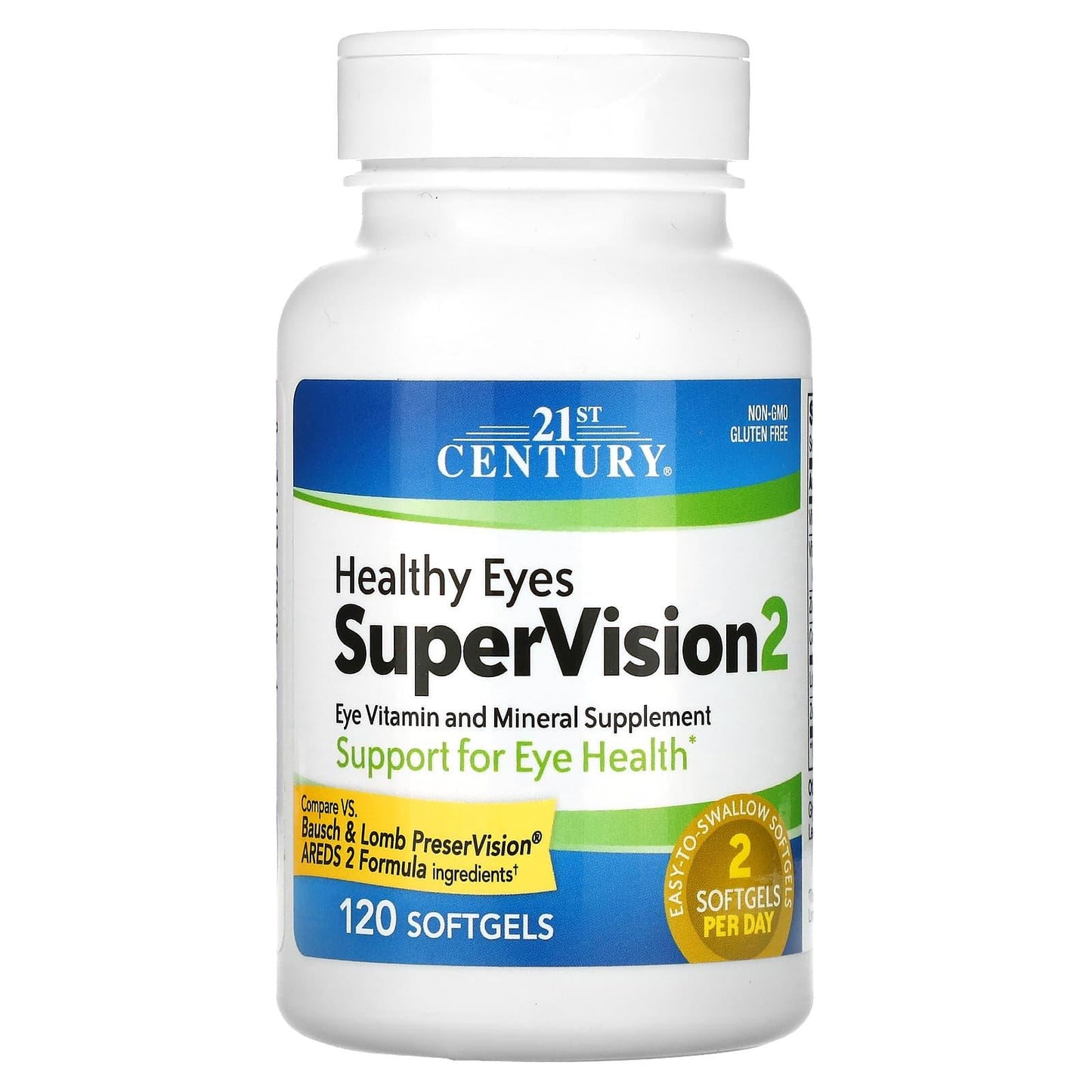21st Century Healthy Eyes Supervision 2, 120 Softgels