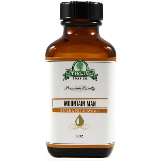 Stirling Soap Co. Mountain Man Beard & Preshave Oil 3 Oz