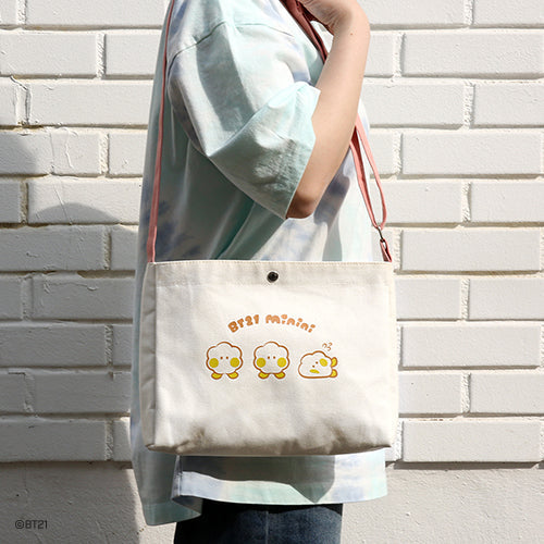 BTS  x BT21 Minini Canvas Bag And Pouch