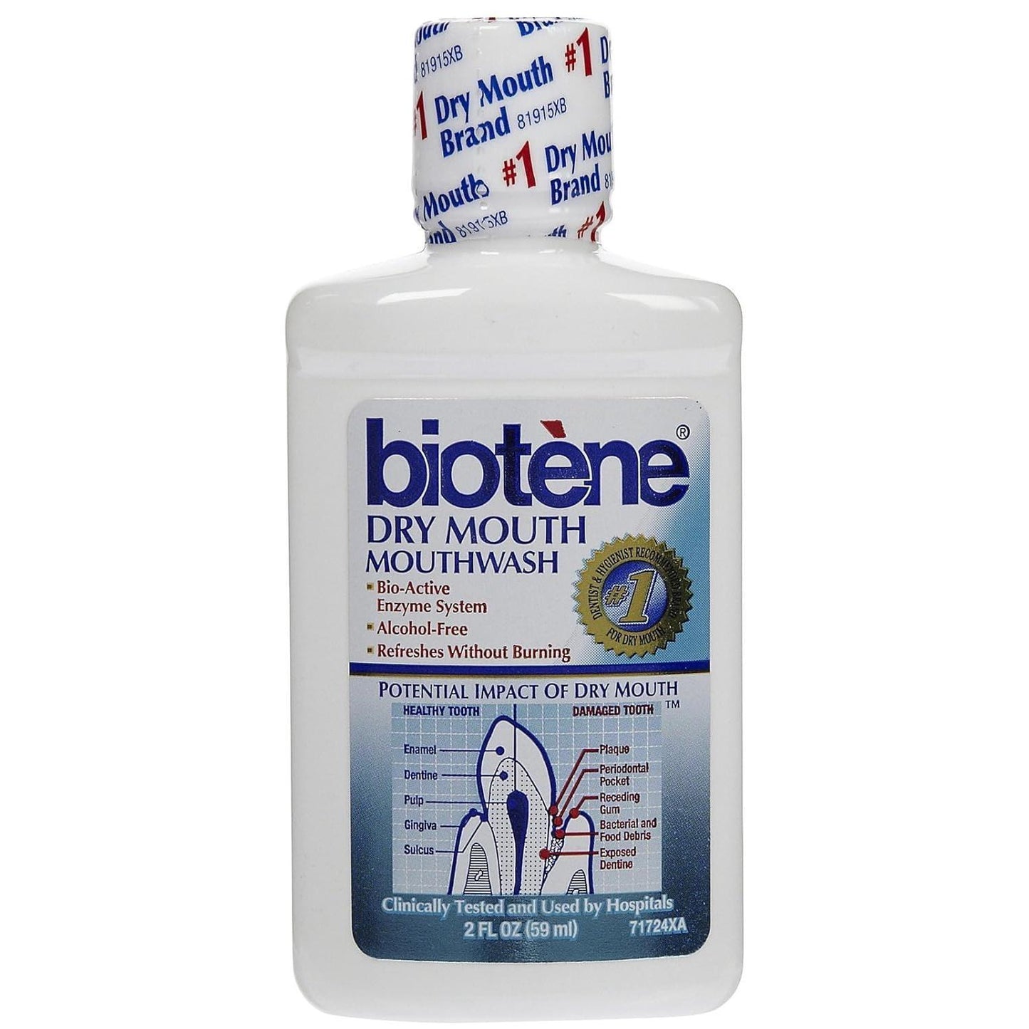 Biotene Dry Mouth Mouthwash - 2 Oz