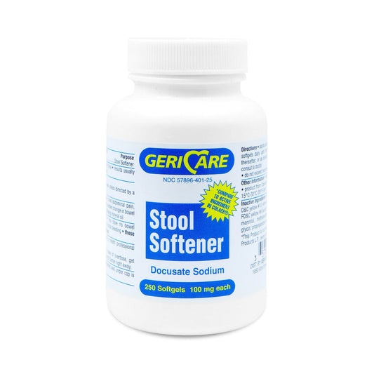 Geri-Care Docusate Sodium Stool Softener #401-25-GCP