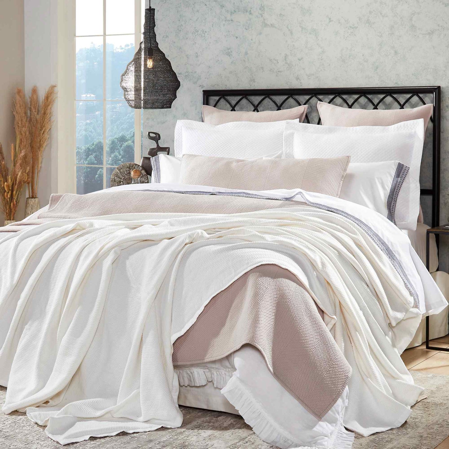 Riviera Chevron Cotton Blanket