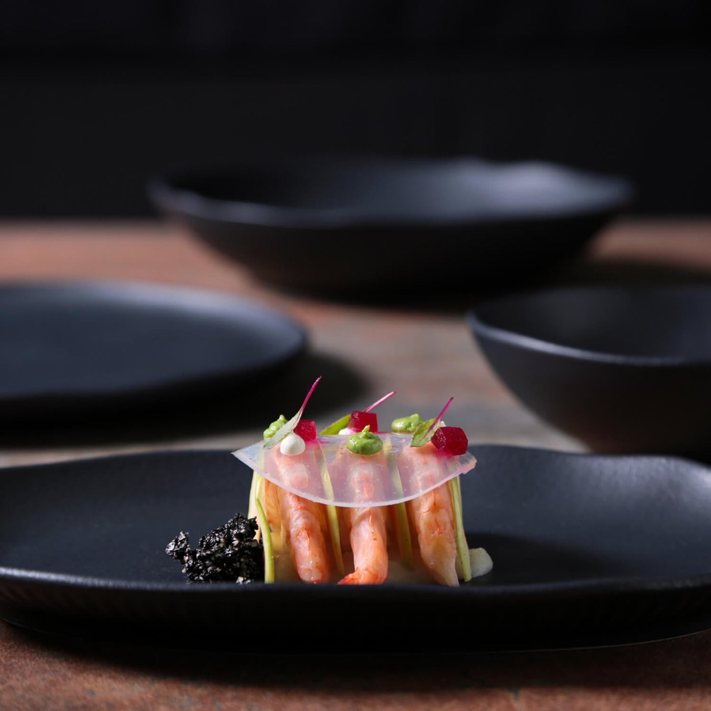 Shallow Bio Oval Platter Medium Set of 4