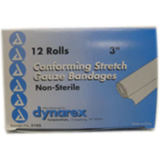 Dynarex Non Sterile Conforming Stretch Gauze Bandages