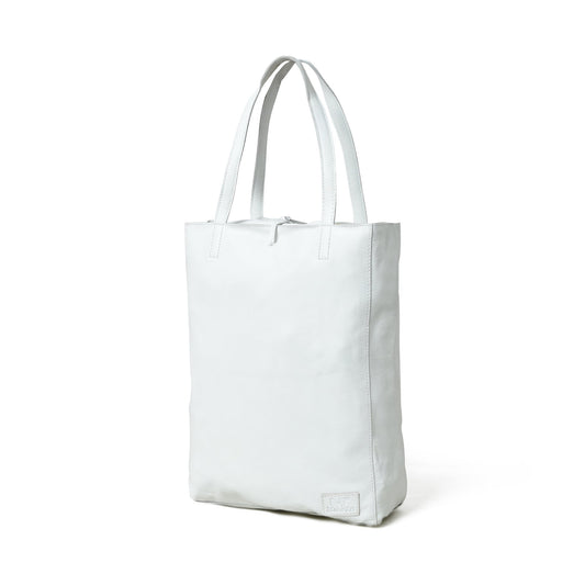 White Leather Shoulder Tote Bag - Osadia Concept Store