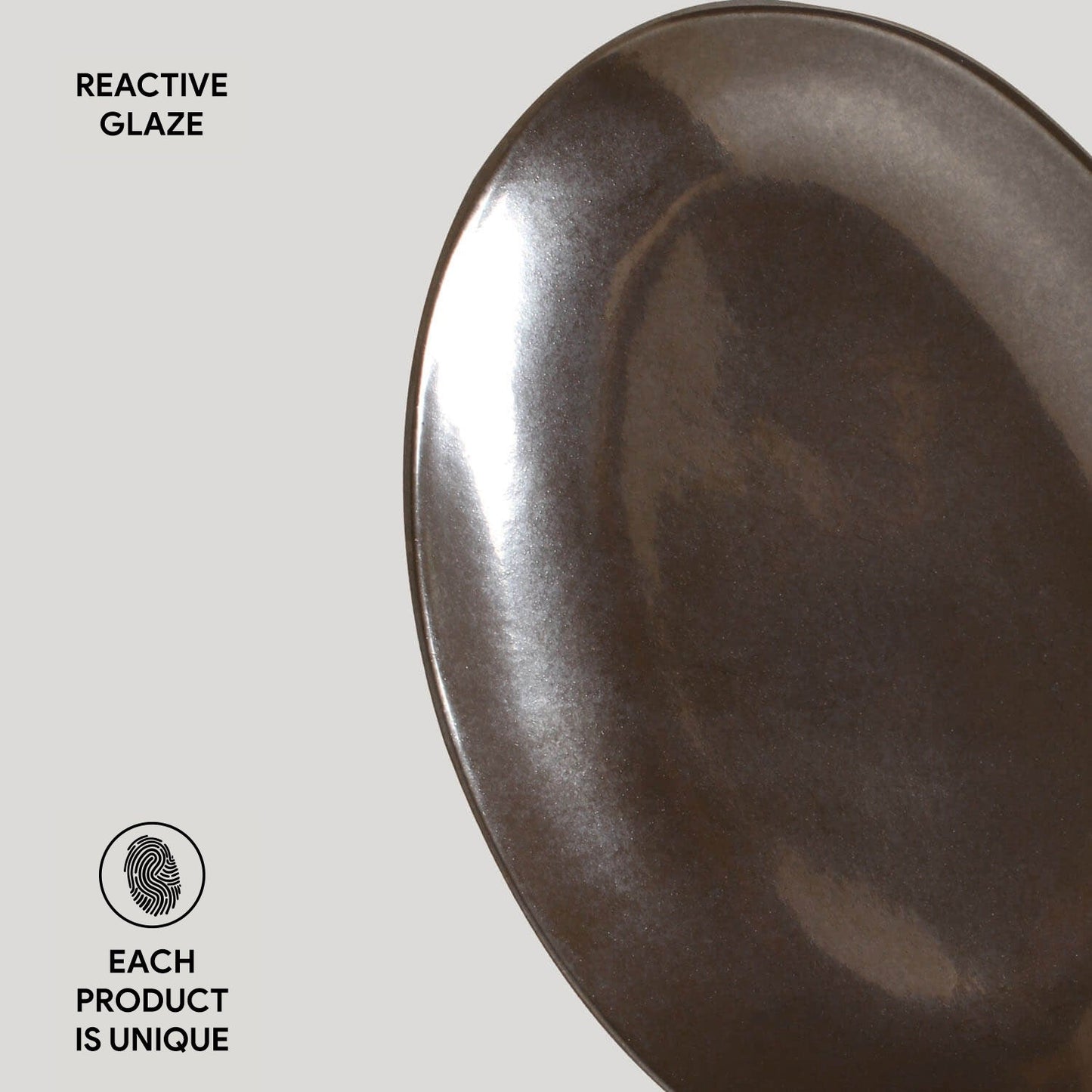 Oval Dessert Plate Set of 4