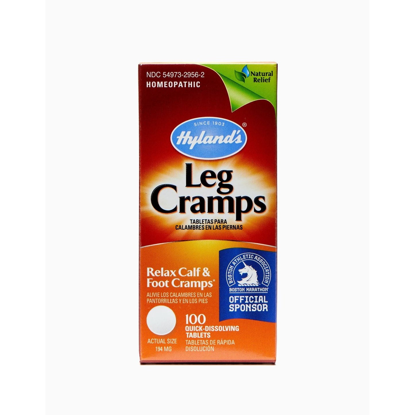 Hyland's Leg Cramps Homeopathic Natural Relief, 100 Tablets