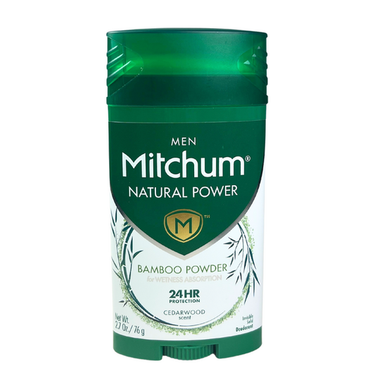 Mitchum Natural Power Deodorant For Men - Cedarwood, 2.7 Oz