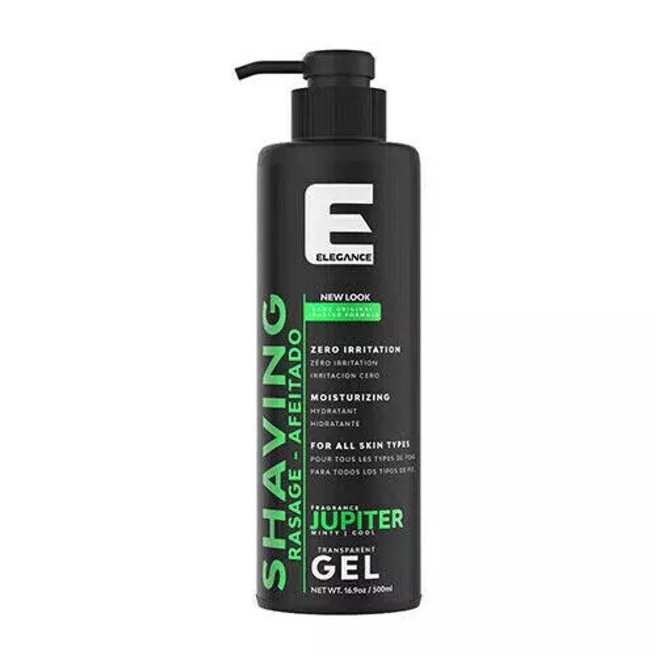 Elegance Plus Shaving Gel 17.6oz / 500ML Jupiter Green