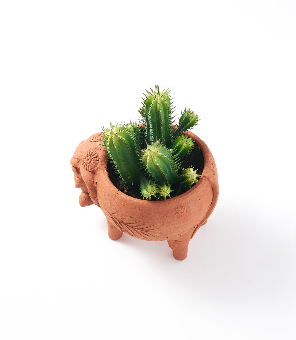 Rakshana Elephant Plant Pot - Terracotta - Osadia Concept Store