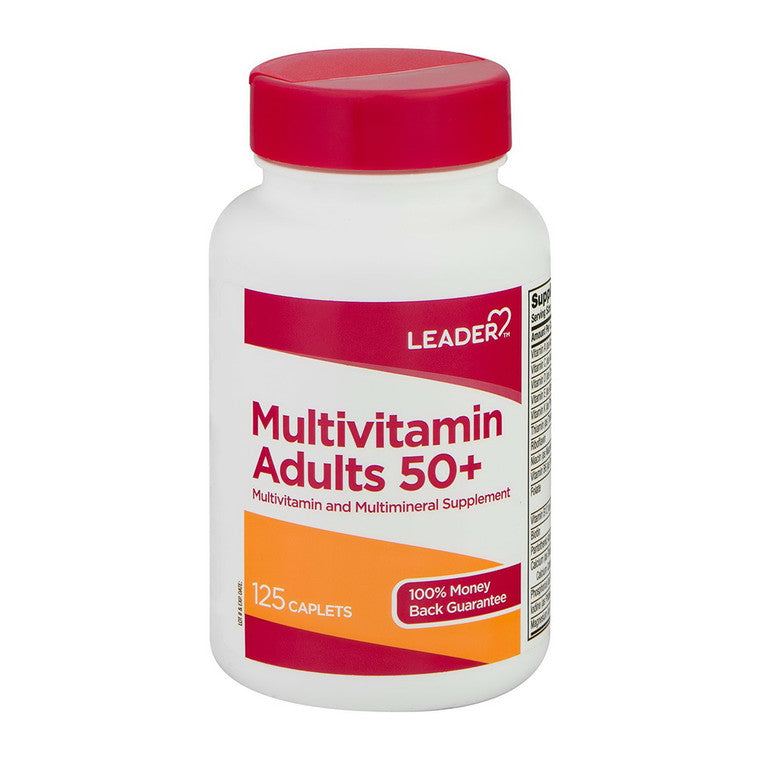 Leader Health Care Multivitamin Adults 50 Plus Caplets
