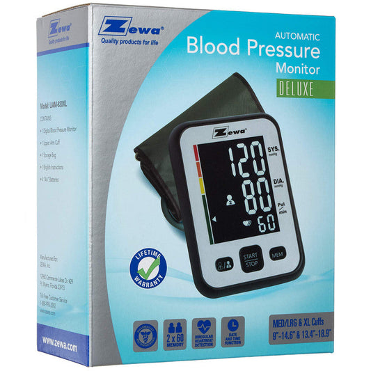 Zewa Deluxe Automatic Blood Pressure Monitor With Extra Large Cuff UAM-880XL