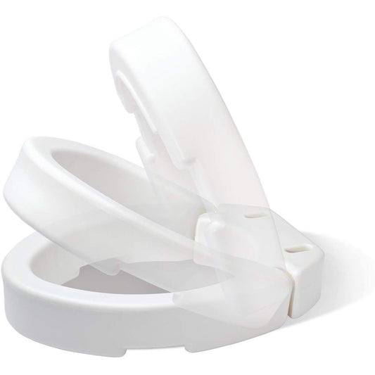 Carex Hinged Toilet Seat Riser - Elongated