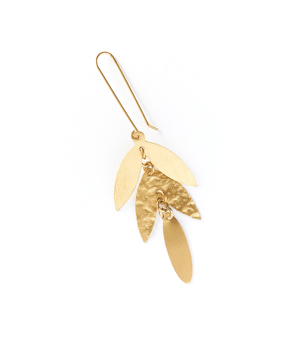 Chameli Leaf Chandelier Dangle Earrings - Osadia Concept Store