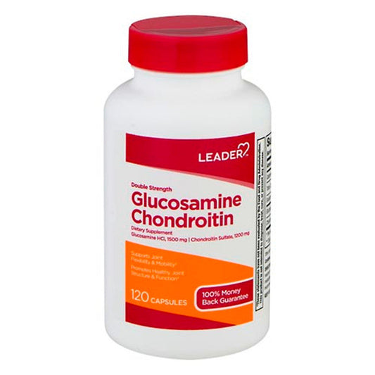 Leader Glucosamine Chondroitin - Double Strength - 120 Capsules