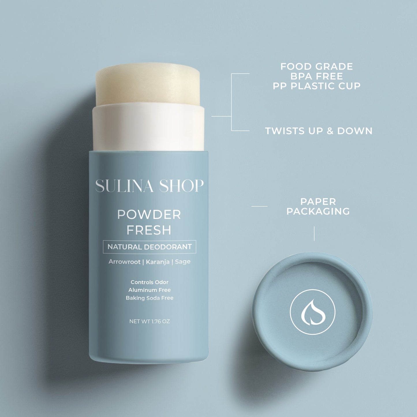 Powder Fresh Natural Deodorant