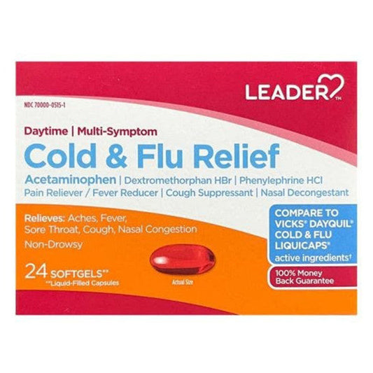 Leader Health Care Daytime Cold And Flu Relief