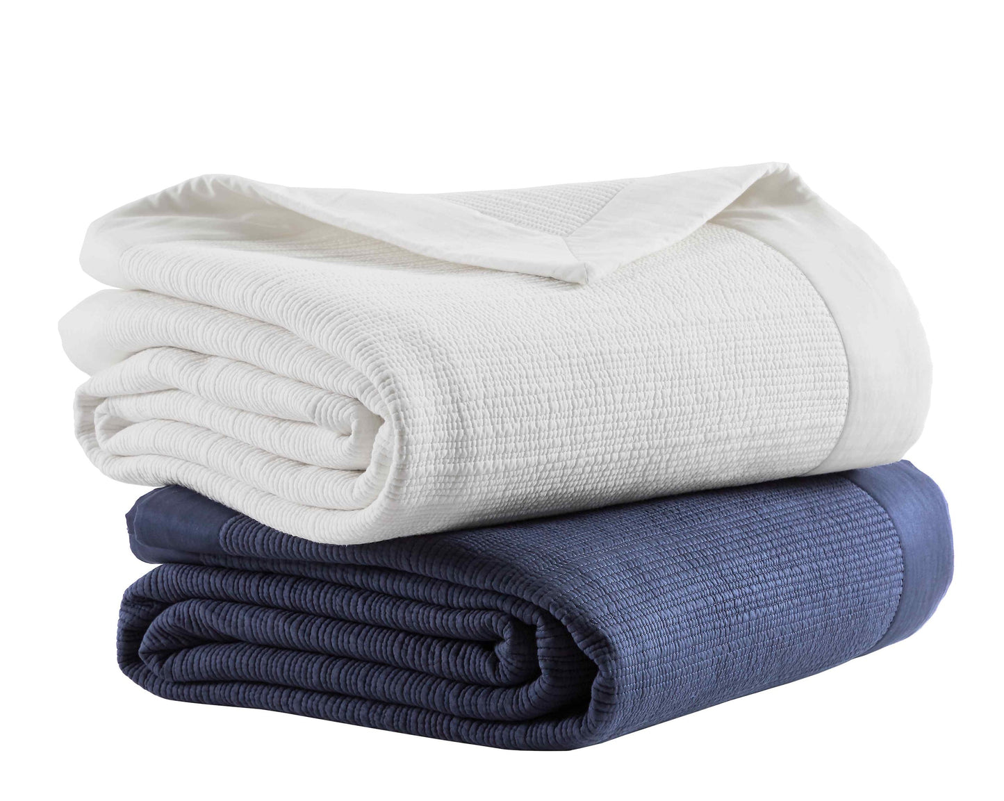 Laela Channel Stitch Cotton Coverlet - Clearance